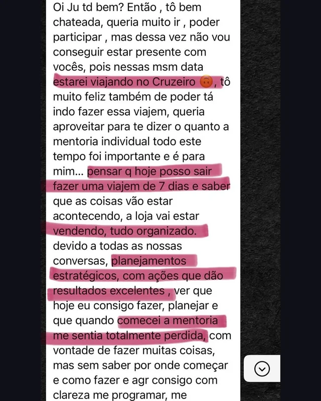 Depoimento de participante 3